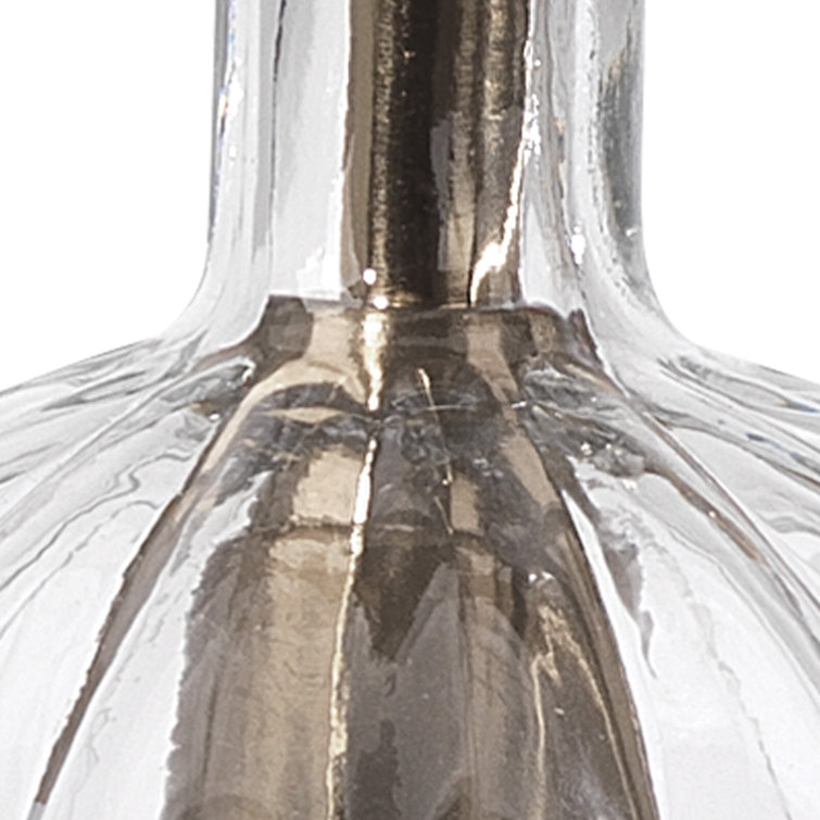 Sophia Mini Globe LED Pendant with Clear Glass and Brass Finish