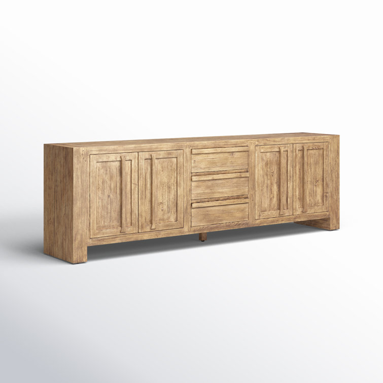 Briarbrook 94'' Distressed Light Pine Sideboard