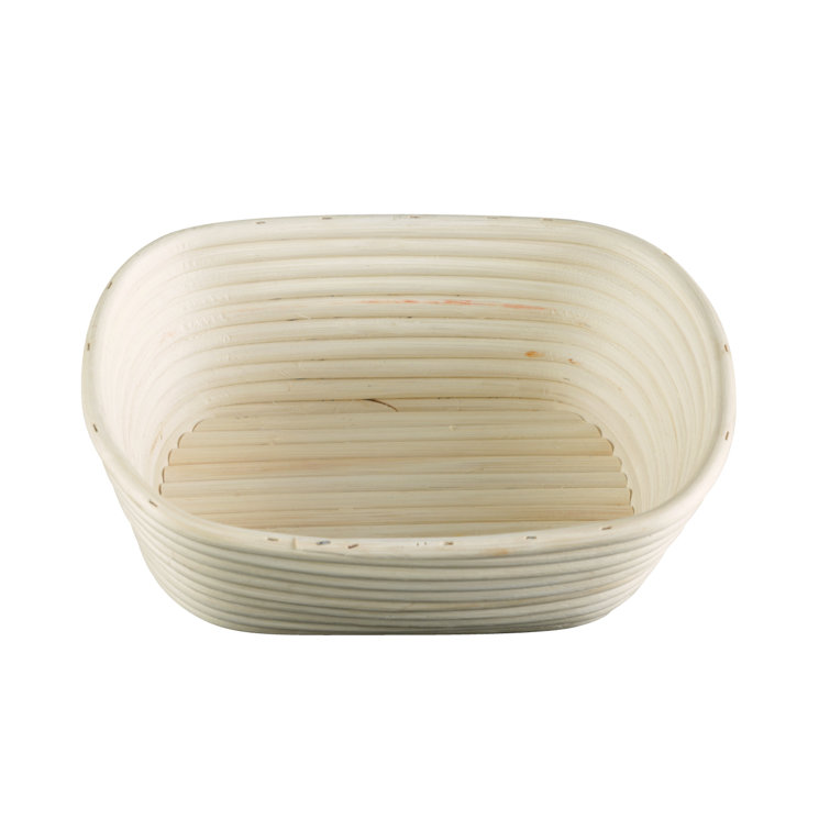 Natural Rattan Oval Bread Proofing and Serving Basket 13"