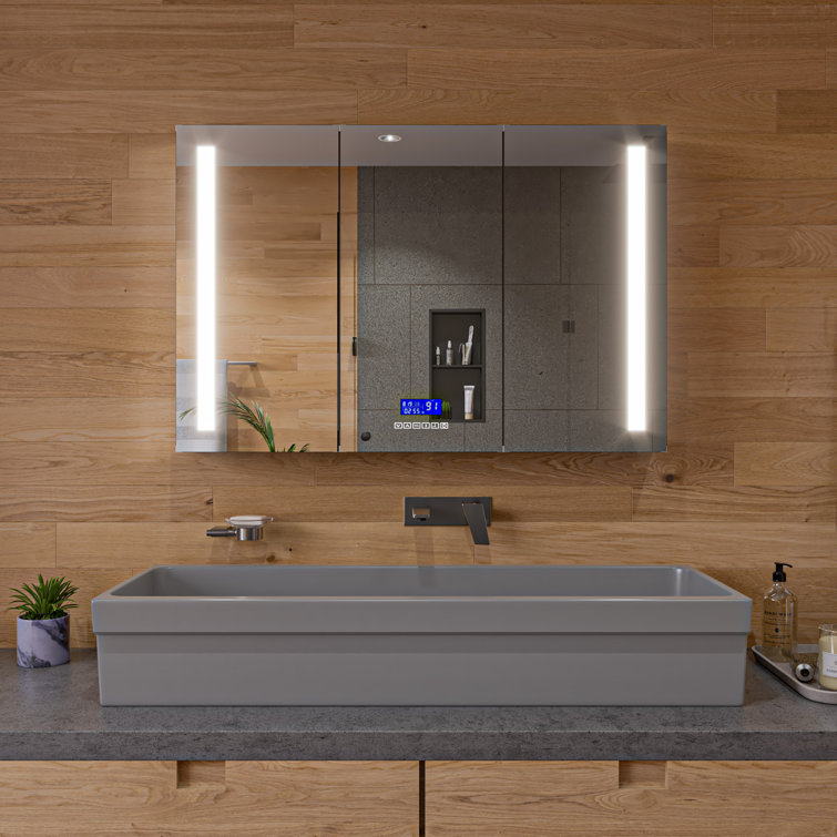 48" Matte Gray Ceramic Undermount Vessel Sink