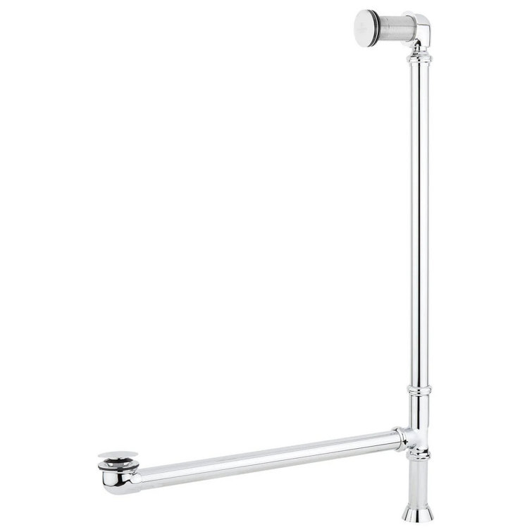 Paxton 59" Free Standing Copper Soaking Tub with Chrome Drain