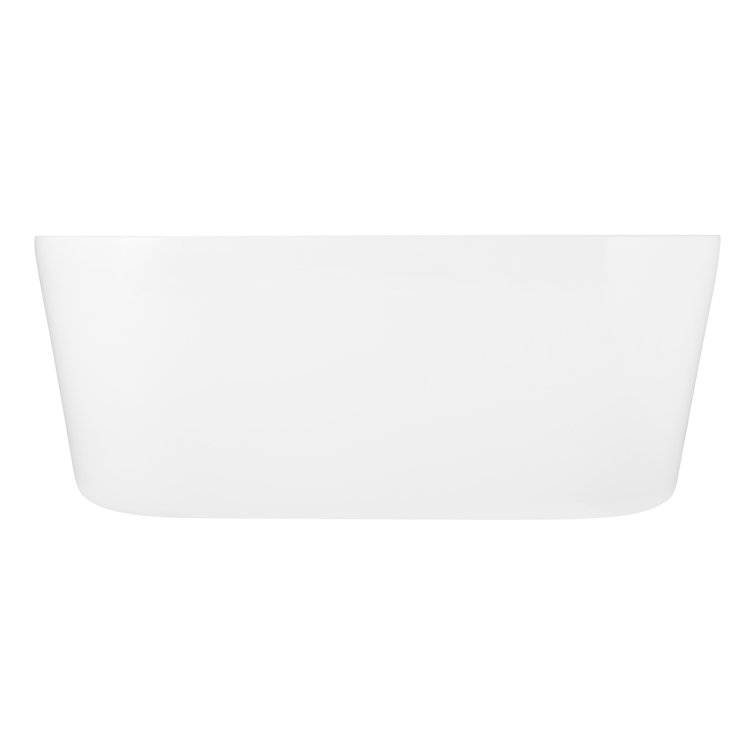 Boone 51" White Acrylic Freestanding Bathtub