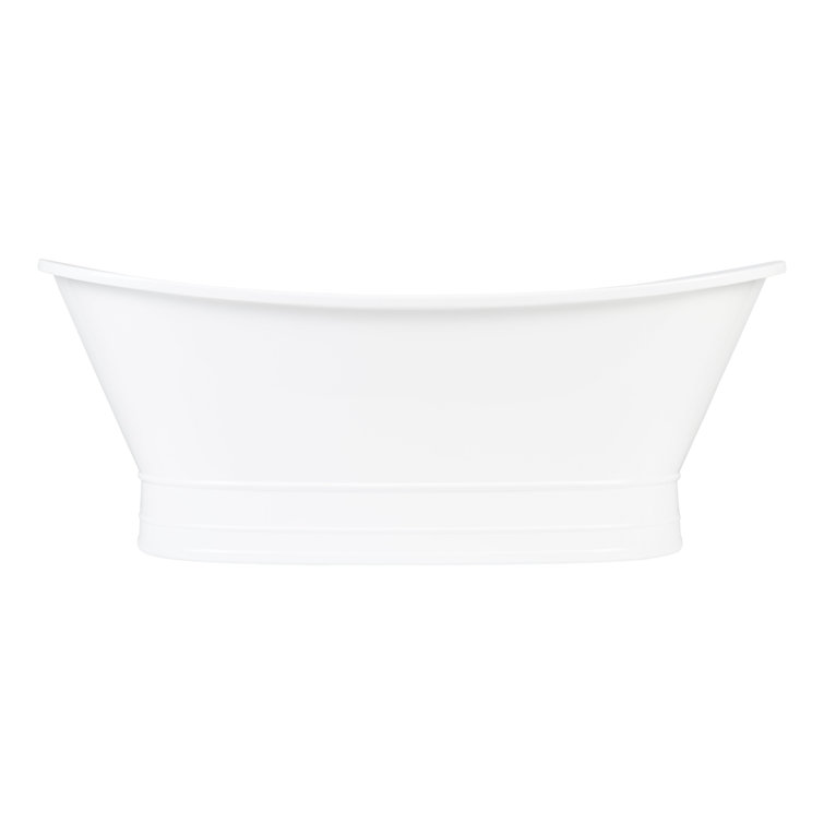 Desborough 69" White Acrylic Freestanding Soaking Tub