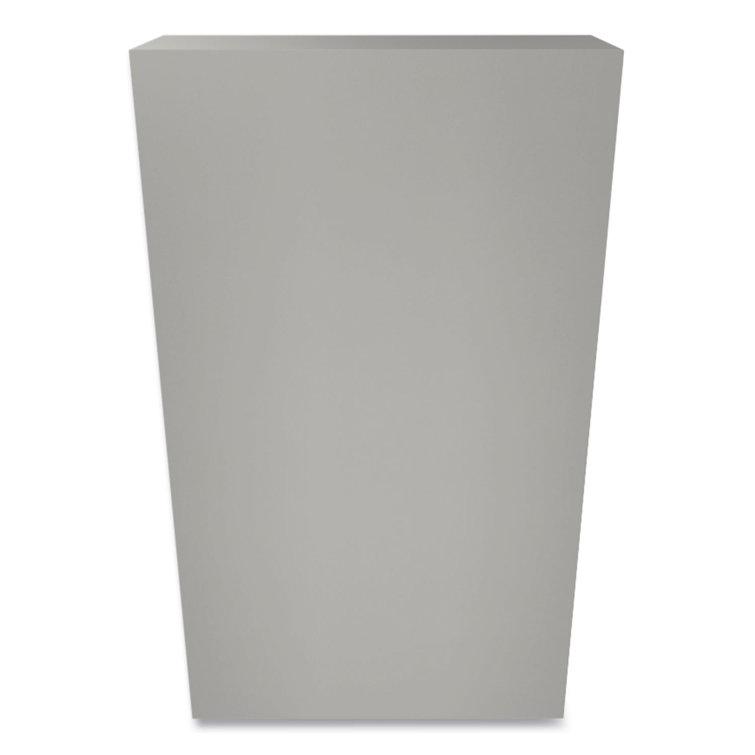 Adjustable Light Gray Metal Bookcase with Heavy-Duty Frame