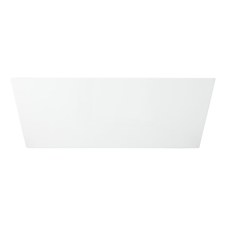 Arrington 59" White Acrylic Freestanding Soaking Tub