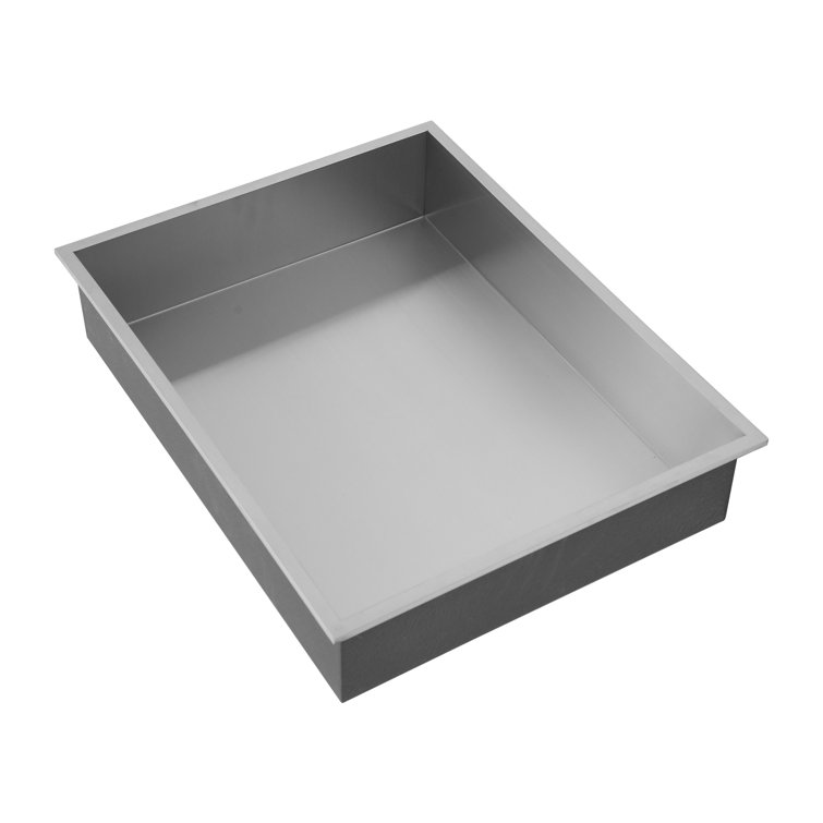 Brushed Nickel Stainless Steel Wall Niche with Anti-Water Slope