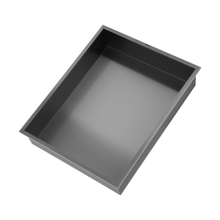 Matte Black Stainless Steel Shower Wall Niche