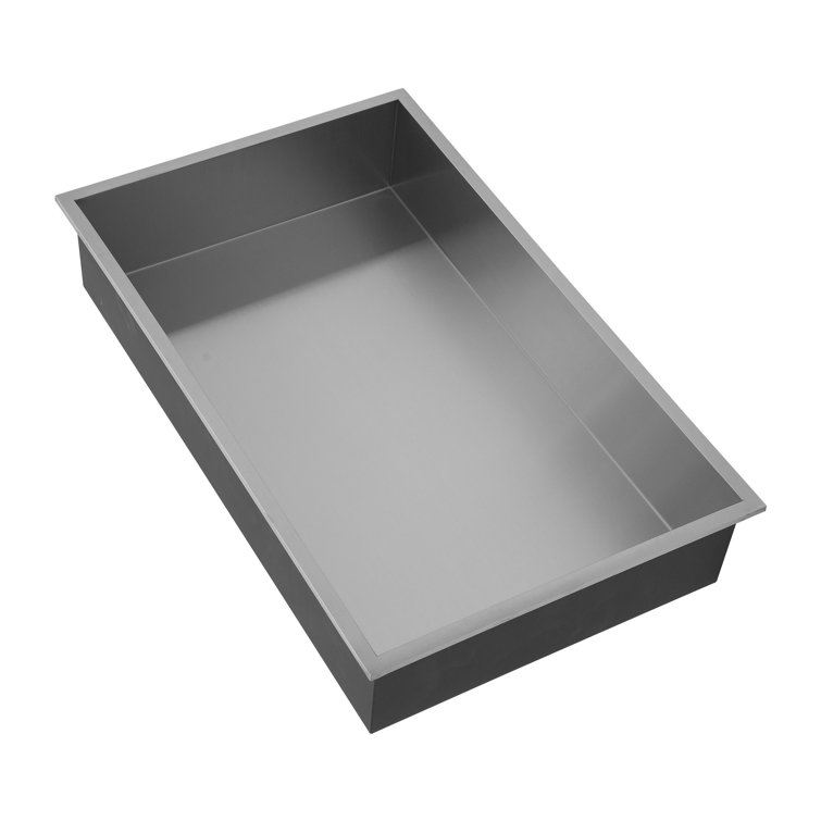 Brushed Nickel Stainless Steel Wall Niche with Anti-Water Slope