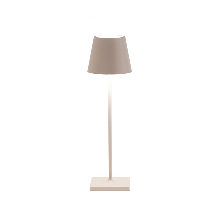 Sand Brown Cordless Adjustable Outdoor Touch Table Lamp