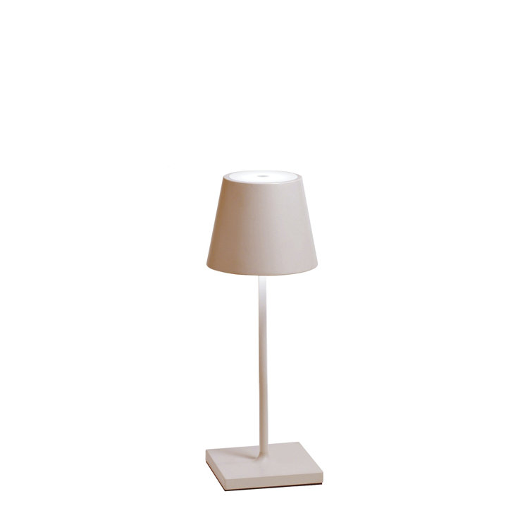 Sand Aluminum Cordless Touch Outdoor Table Lamp
