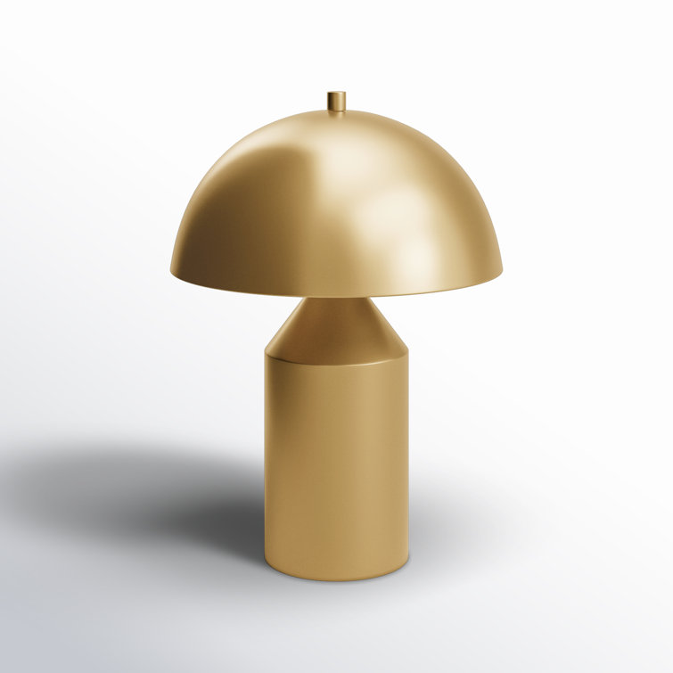 Gold Dome Shade Metal Table Lamp