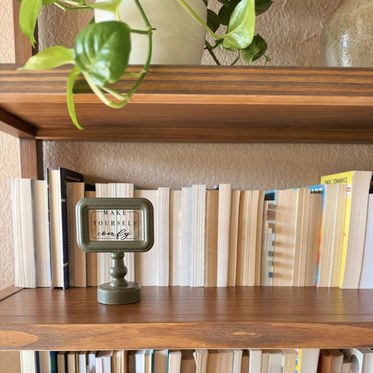 Greenport 72" Solid Wood Bookcase with Brushed Walnut Finish