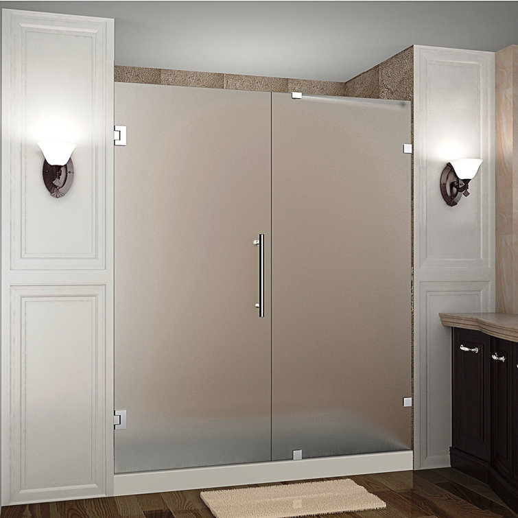 Nautis 72'' Clear Tempered Glass Frameless Shower Door