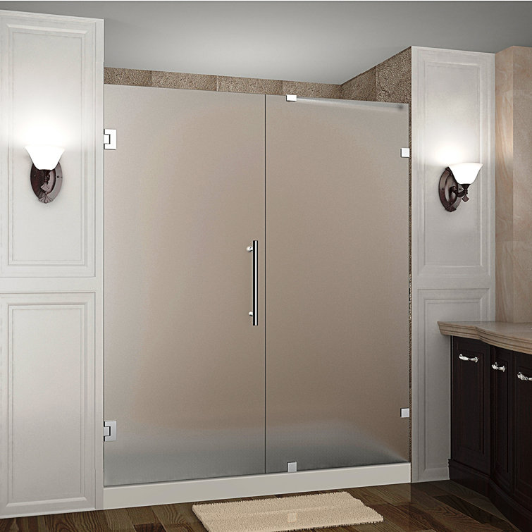 Nautis 72'' Clear Tempered Glass Frameless Shower Door