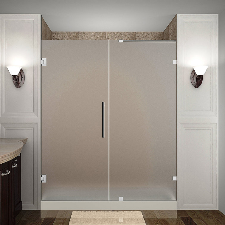 Nautis 72'' Clear Tempered Glass Frameless Shower Door