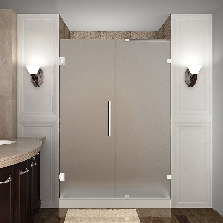 Nautis 72'' Clear Tempered Glass Frameless Shower Door