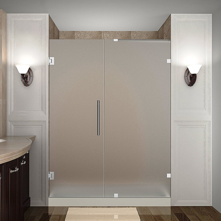 Nautis 72'' Clear Tempered Glass Frameless Shower Door