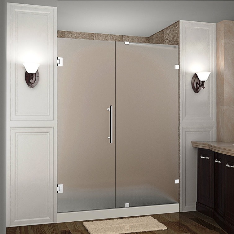 Nautis 72'' Clear Tempered Glass Frameless Shower Door
