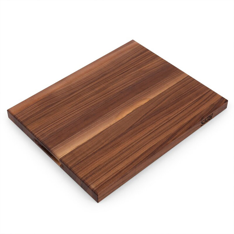 John Boos Reversible Walnut Wood Cutting Board with Juice Groove