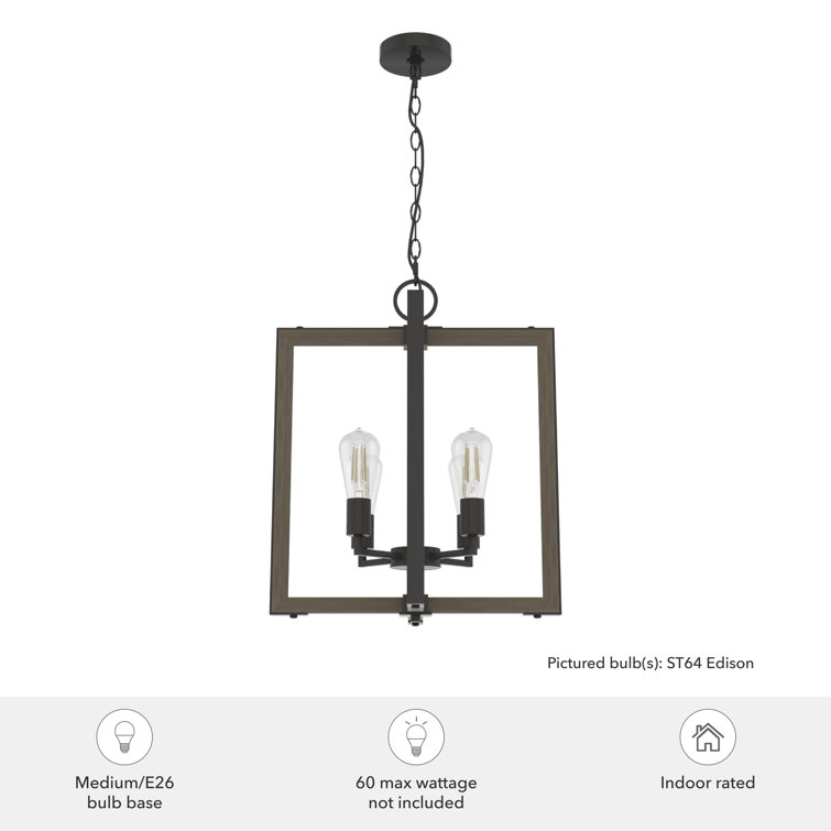 Noble Bronze 18.5" Modern Rustic Pendant Light Fixture