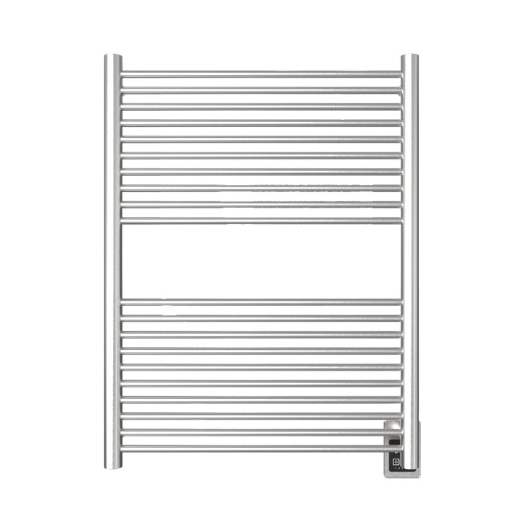 Polished Nickel Large Wall Mounted Electric Towel Warmer