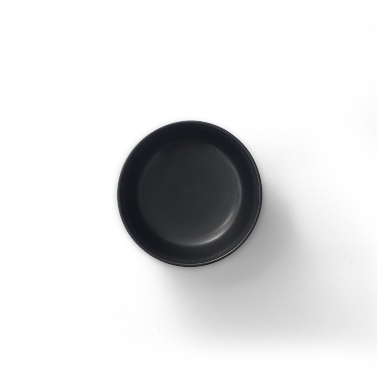 Matte Black Ceramic 18-Piece Dinnerware Set for 6