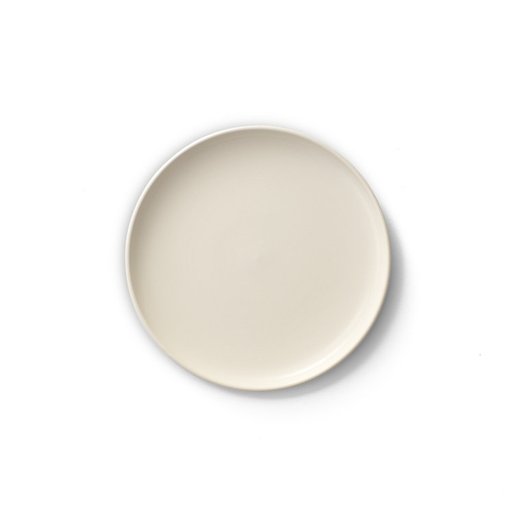 Matte Linen Ceramic 8" Salad and Dessert Plate Set