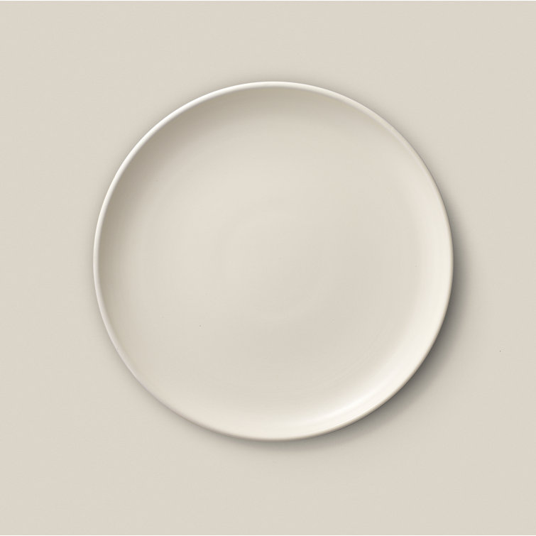 Matte Linen Ceramic 10.5" Dinner Plates Set of 6