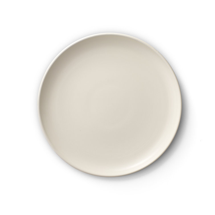 Matte Linen Ceramic 10.5" Dinner Plates Set of 6