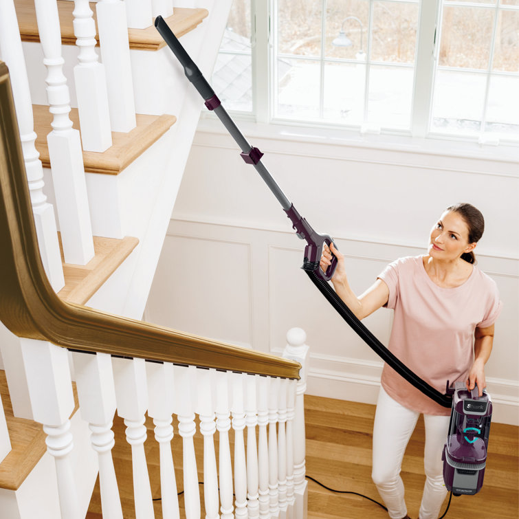 Wine Purple Lightweight Convertible Upright Vacuum with HEPA Filter