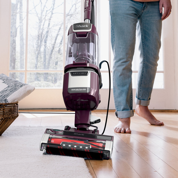 Wine Purple Lightweight Convertible Upright Vacuum with HEPA Filter