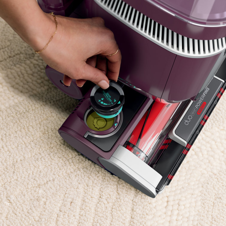 Wine Purple Lightweight Convertible Upright Vacuum with HEPA Filter