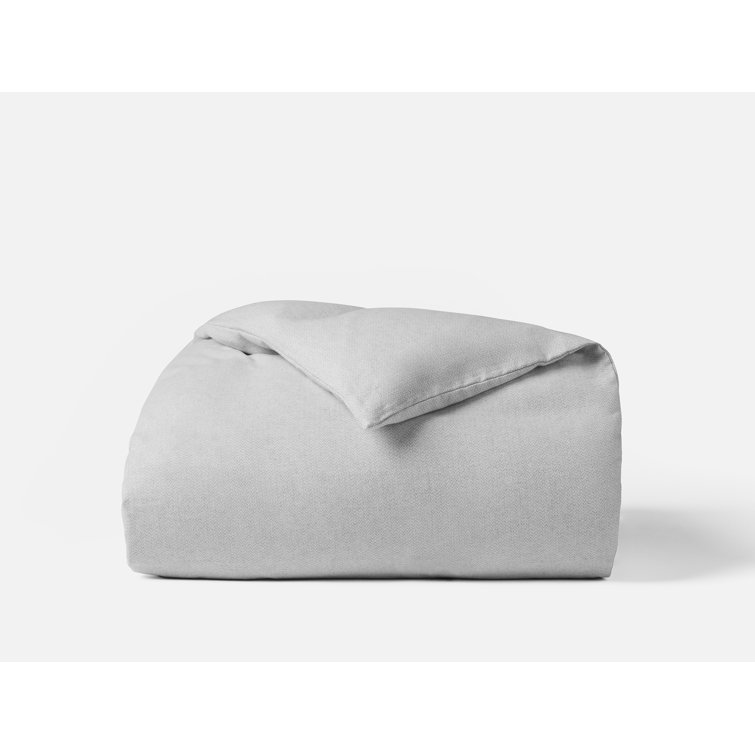 Undyed Organic Cotton Full/Queen Flannel Duvet Cover