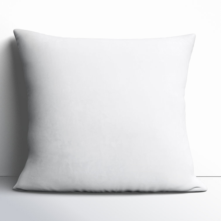 22" x 22" White Down Feather Pillow Insert