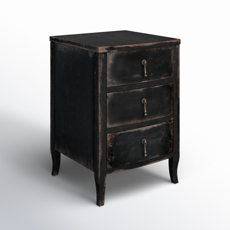 Blandy Rustic Heirloom 3-Drawer Nightstand