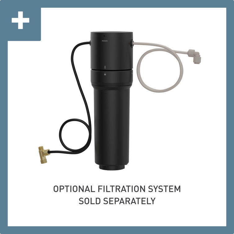 Nio Matte Black Modern High Arc Cold Beverage Faucet