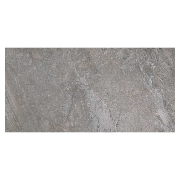 Pearl Gray Large Format Matte Porcelain Tile 24x48