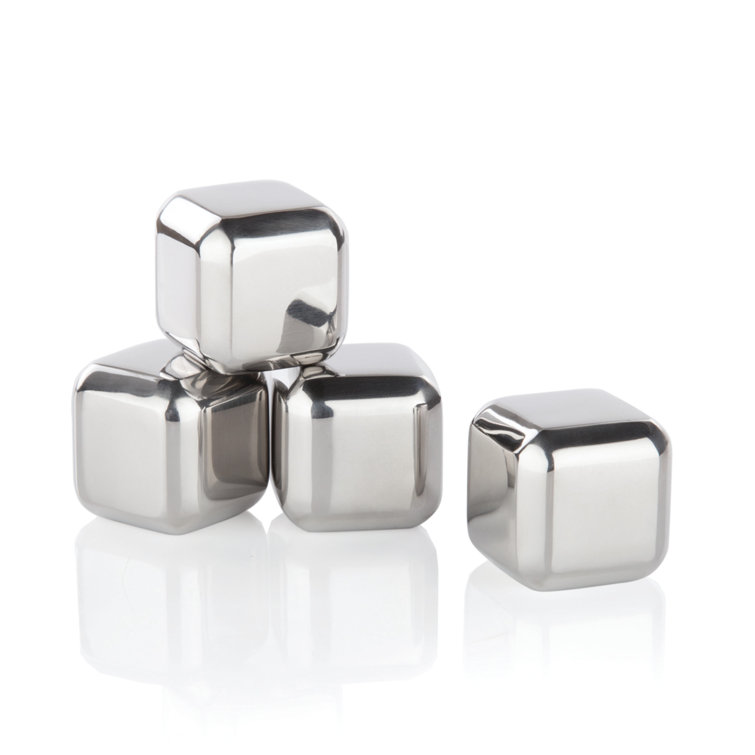 Glacier Rocks Small Stainless Steel Whiskey Cubes