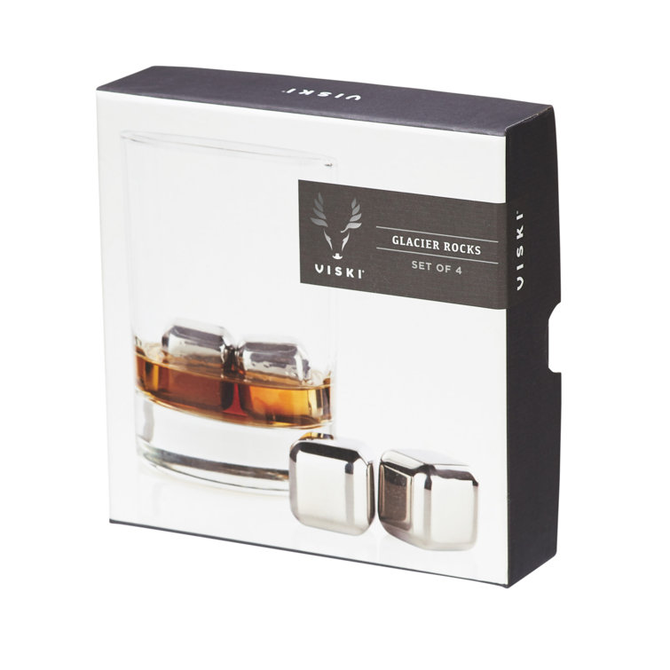 Glacier Rocks Small Stainless Steel Whiskey Cubes