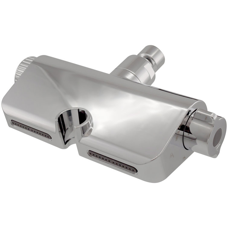 Chrome 10-Function Handheld Shower with Filter and Wall Mount