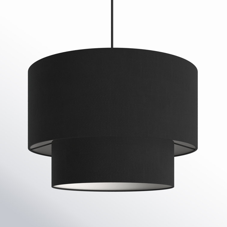 Bainbridge 20" Black LED Indoor/Outdoor Drum Chandelier
