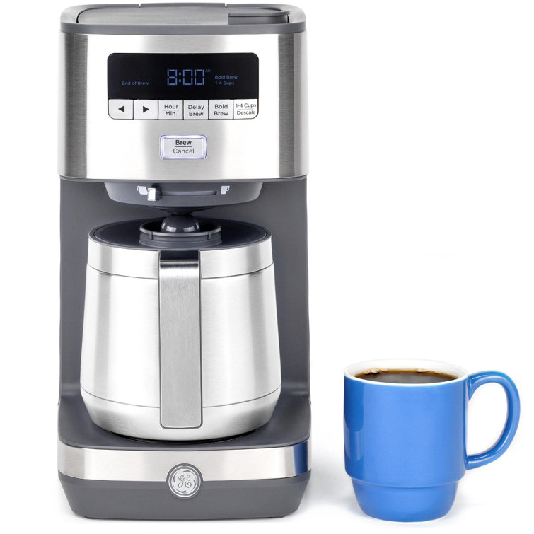 Stainless Steel 10-Cup Drip Coffee Maker with Thermal Carafe