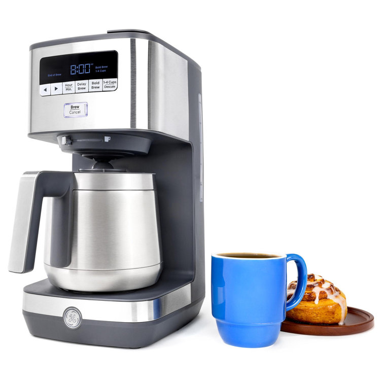 Stainless Steel 10-Cup Drip Coffee Maker with Thermal Carafe