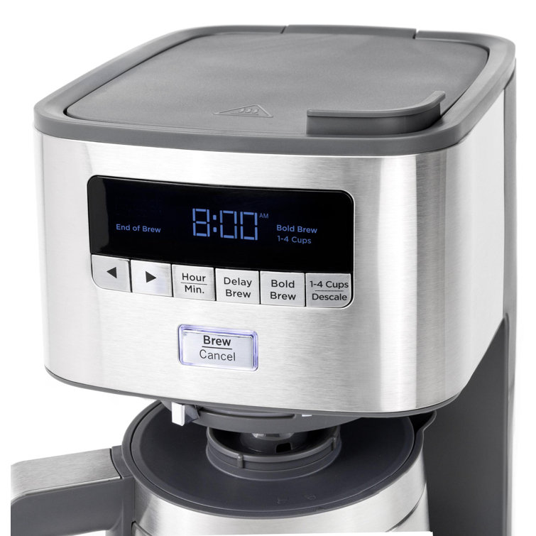 Stainless Steel 10-Cup Drip Coffee Maker with Thermal Carafe