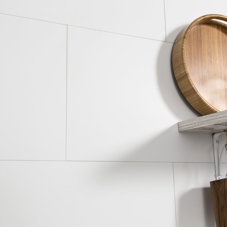 Dusty Pearl Vinyl Interlocking Tile Shower Kit, 25.6 in x 14.8 in