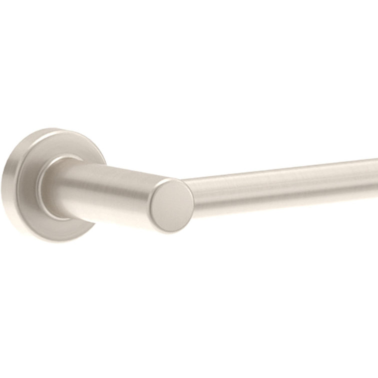 Brushed Nickel Adjustable Wall Mounted Double Towel Bar