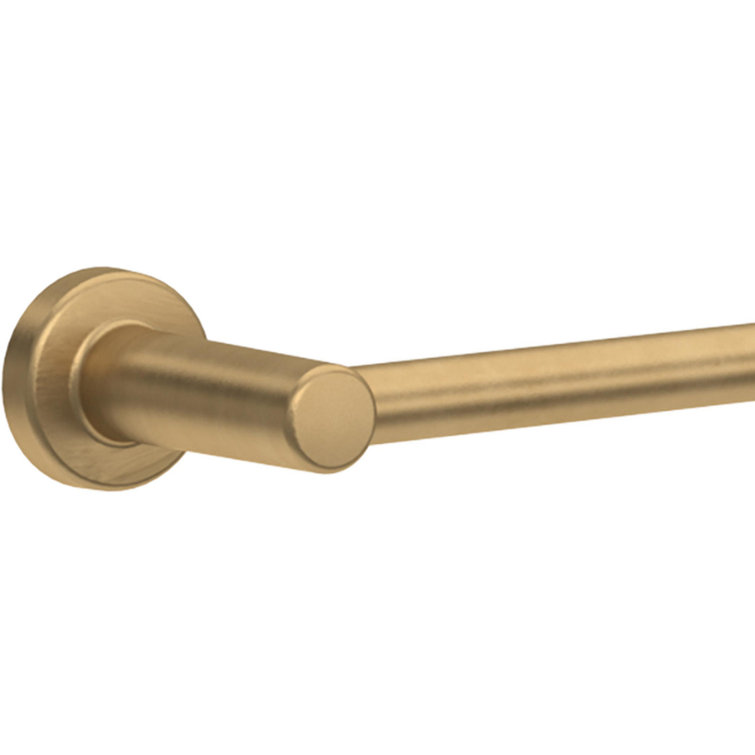 Satin Gold Adjustable Wall Mounted Double Towel Bar