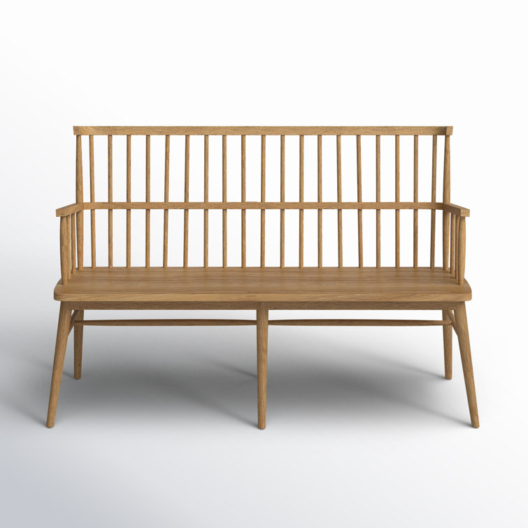 Aspen Sandy Oak 52" Contemporary Bench