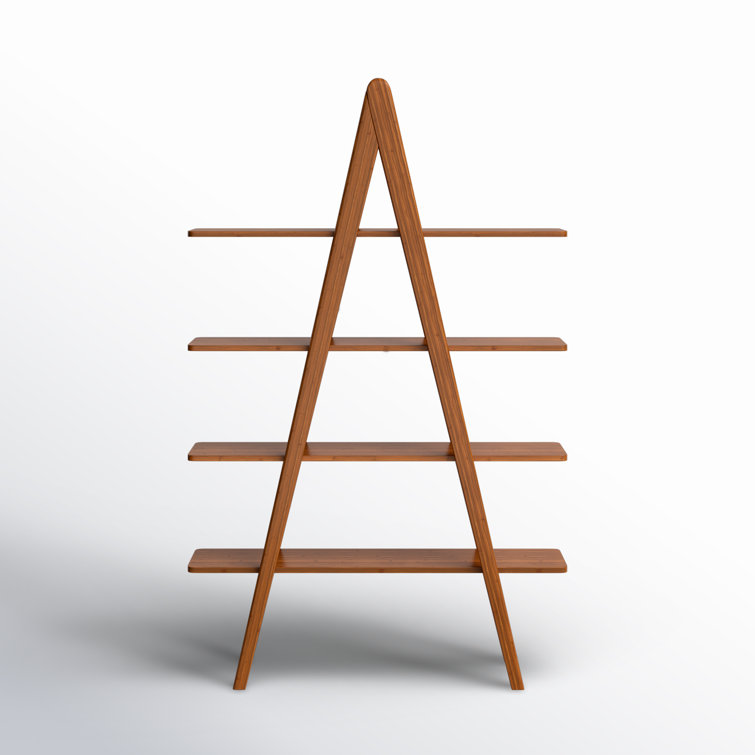 Dera 75'' Tall Bamboo Etagere Bookcase