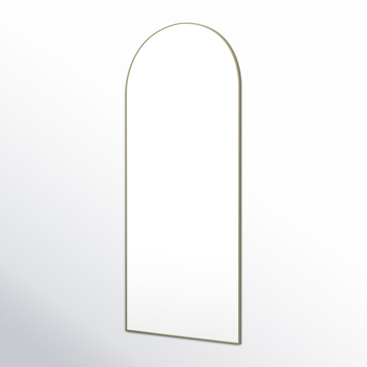Elegant Kira 67"x30" Full-Length Bronze Wood Leaner Mirror